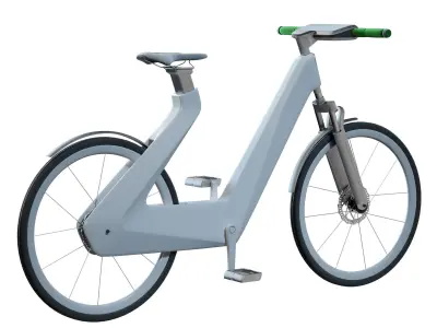 Rehau Onno eBike Low-poly 3D model