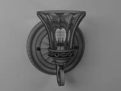Wall lamp 01 3D model buy