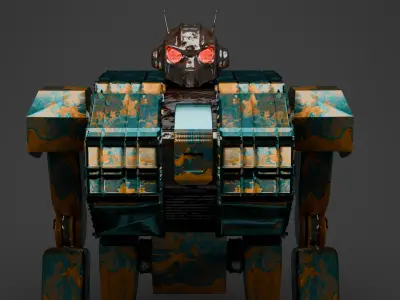 Highly Detailed Robot 3D model