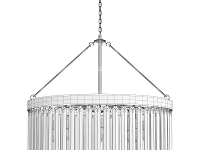Crystorama Emory Chandelier Low-poly 3D model