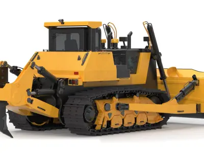 Generic Bulldozer 01 3D model