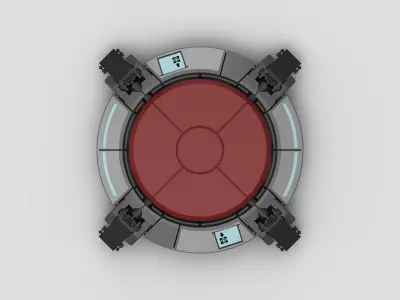 Portal Button Free 3D model