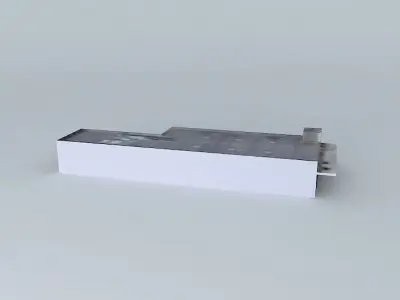 Billa department store building in Dunajska Streda Polyfunkciós Free 3D model