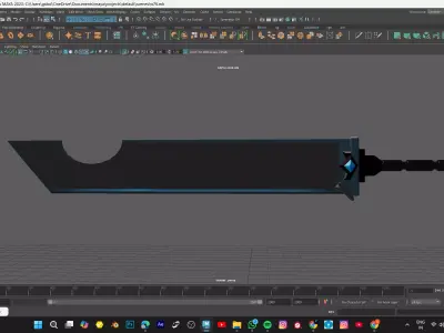 SWORD MODEL Low-poly 3D model
