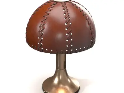 Rare Table Lamp B204 PBR 3D model