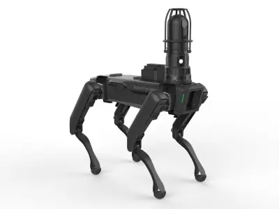 Boston Dynamics Spot Inspection Black 3D model
