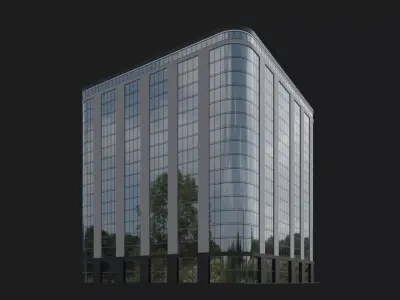 Wavecrest Towers 3D model