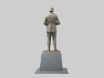 The Silent Soldier monument model 3D model