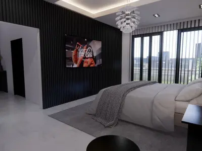 ENSUITE BEDROOM DESIGN 3D model