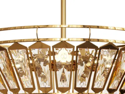  TIARET Chandelier by Lalume 3D model