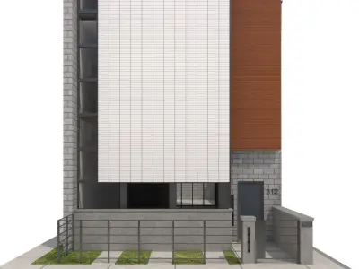 House-011 - Low Poly 3D model