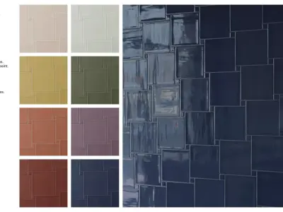 Square Tile in Hopscotch Layout Texture