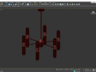 CAMILLA chandelier  Low-poly 3D model