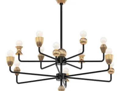 Jax Chandelier 3D model