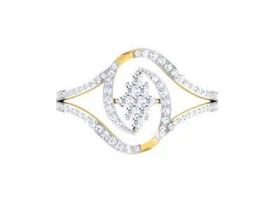 Women Ring Render 3dm STL OBJ FBX Details 3D print model 31