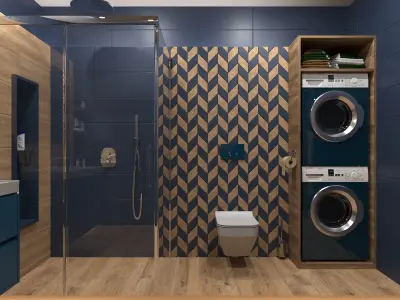 Bathroom 11 Low-poly 3D model