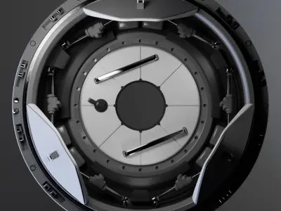 Docking adapter 3D model