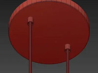 Chandelier pendant light 3D model get