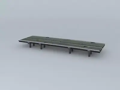 A30 bridge over the Segura Free 3D model