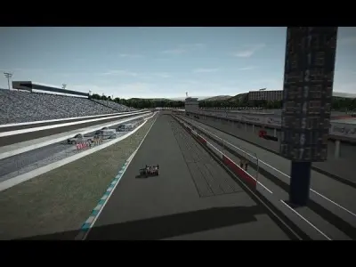 Twin Ring Motegi Road Course and Oval Game Ready Low-poly 3D model