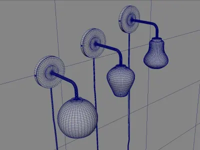 wall Lights 3D model