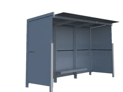 MMCite 310a Bus Shelter 3D model