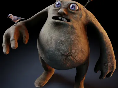 Rodolfo Creature Rigged PBR Low-poly 3D model