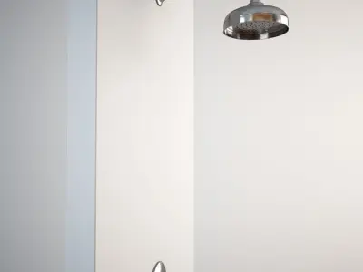 Classic Shower - built in 3D model