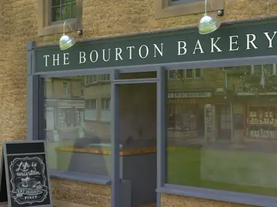 A Bakery Cottage 3D model