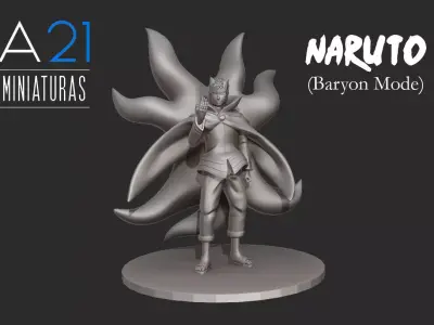 Naruto Baryon Mode 3D print model