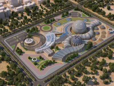 0076 - Air Education College - 2Ds Plans - 3Ds Files 3D model