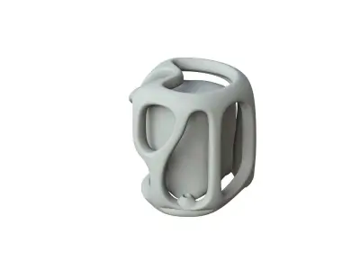 SciFi Shape Object Low Poly 16 Low-poly 3D model