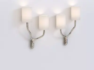 Twig Wall Light 3D model