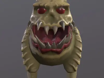  monster Free low-poly 3D model