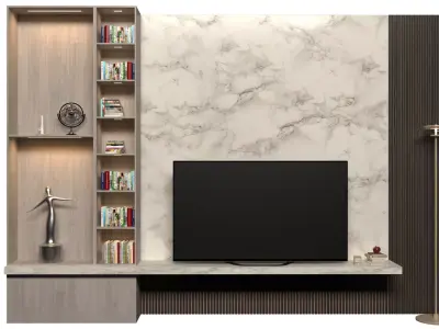 Tv Wall 3D model