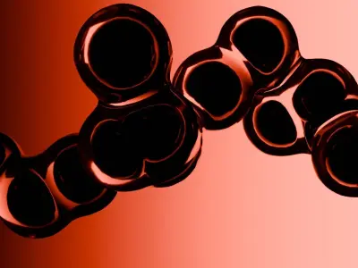 Organic Cell Animation 3D model