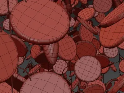 Pendant chandelier Campobasso 33-Light Chandelier  3D model