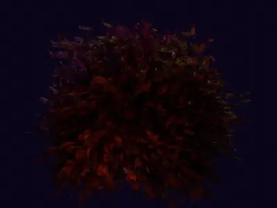 Realistic Hair afro 3D model