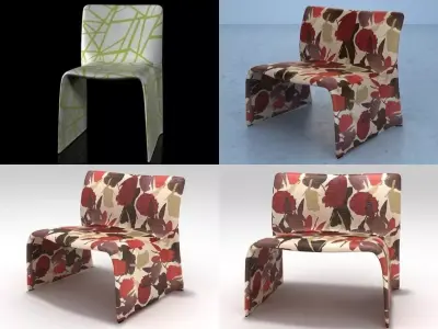 Glove Chair 3D model