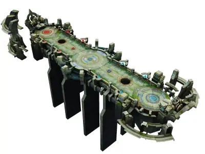 Ancient Chinese Imperial Palace Main Hall 3D model