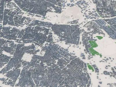 Gaziantep City Turkey 3D model