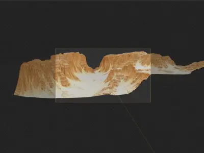 Detailed Canyon Model 3D model