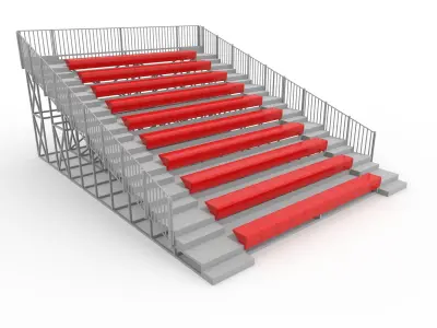 Collection Bleachers 15 3D Model Pack