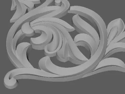dekor ornament 3D model 96