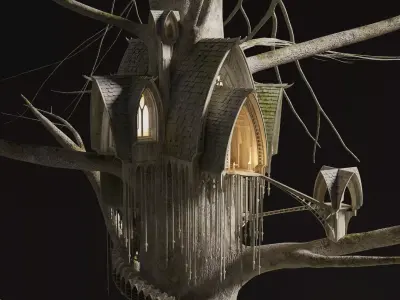 House of Lothlorien - Lord of the Rings 3D model