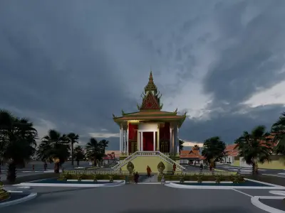 Khmer Pagoda 2025  3D model