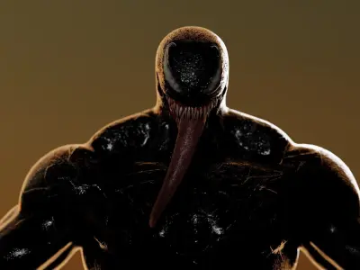  Venom Rigged-Advanced  Low-poly 3D model