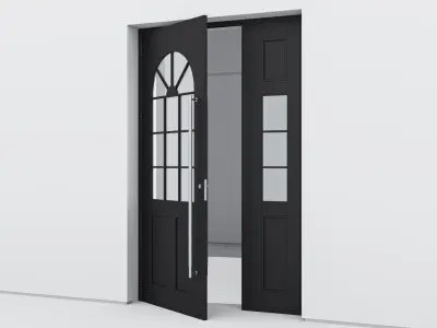 Aluminium door 320 3D model
