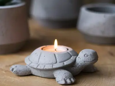 Turtle Candleholder 3D print model