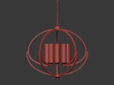 Evoke chandelier 3D model
